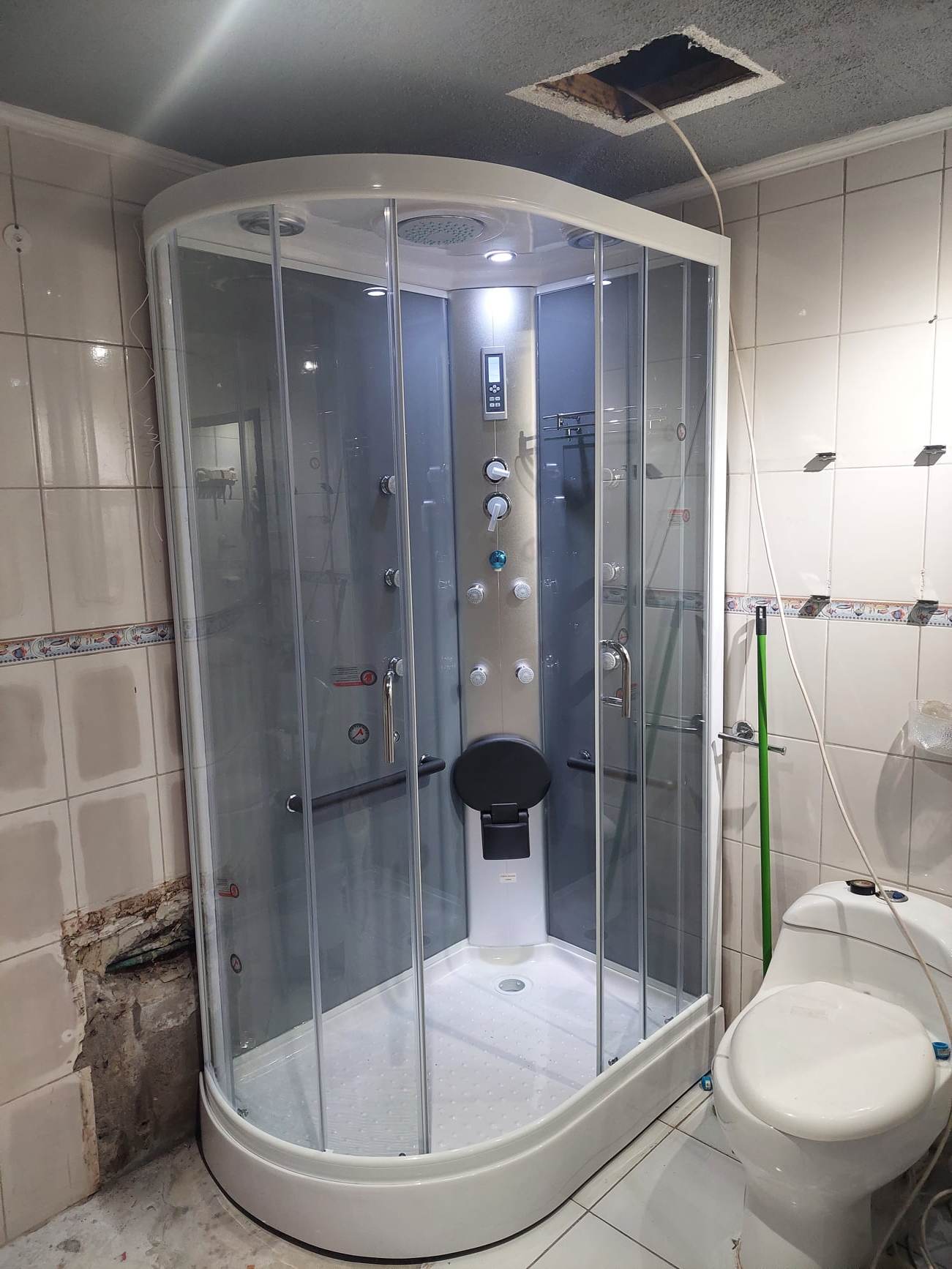 Armado de Cabina de Ducha con Radio